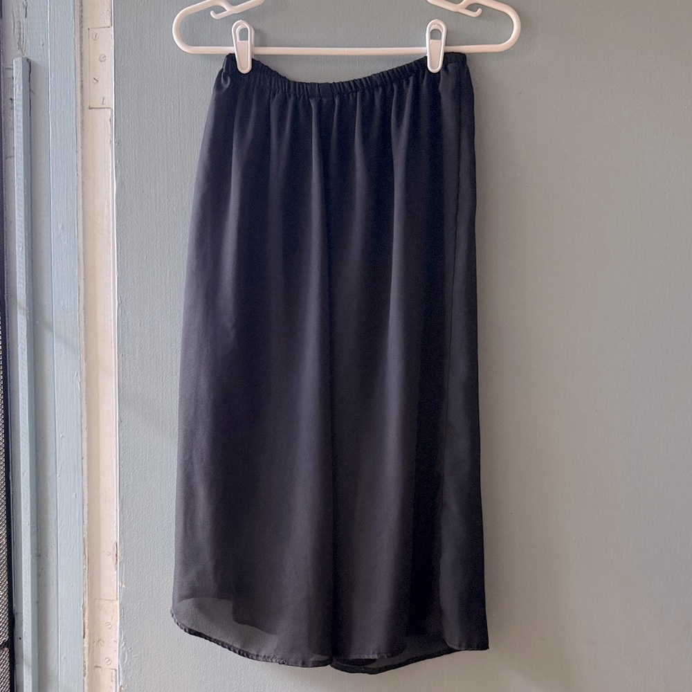 Elegant Basic Black Women's Skirt Size Small Vintage